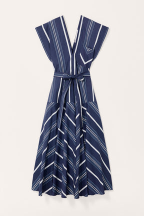 LIMITED EDITION STRIPED GODET DRESS - Image 4