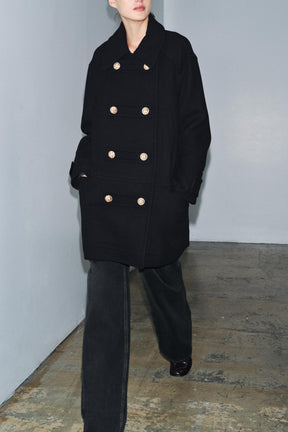 LIMITED EDITION WOOL BLEND DOUBLE-BREASTED COAT - Image 4