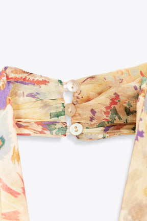 FLORAL PRINT DRESS ZW COLLECTION - Image 8