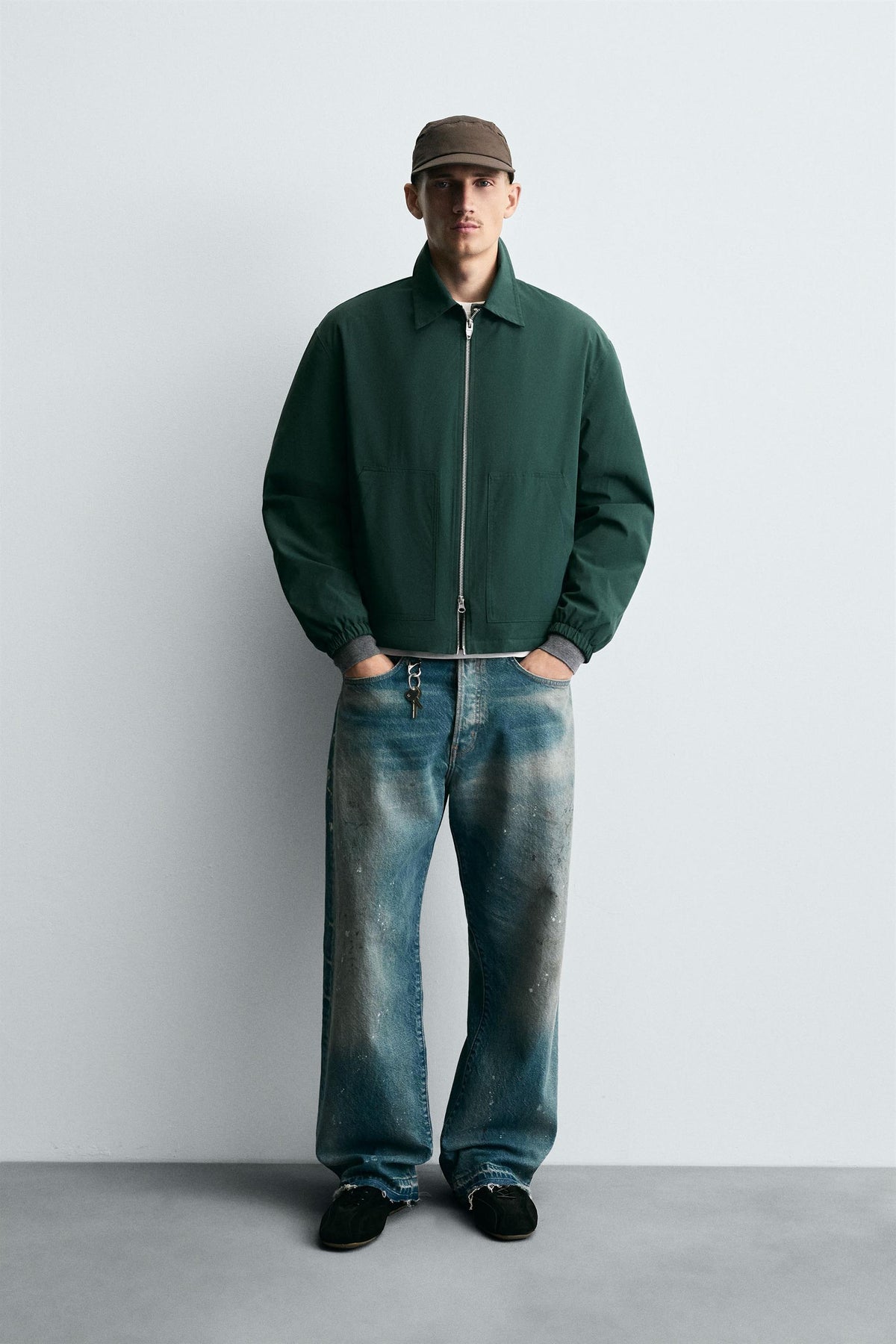 TECHNICAL ZIP-UP JACKET - Image 1