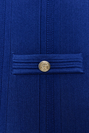 KNIT DRESS WITH BOX PLEATS - Image 5