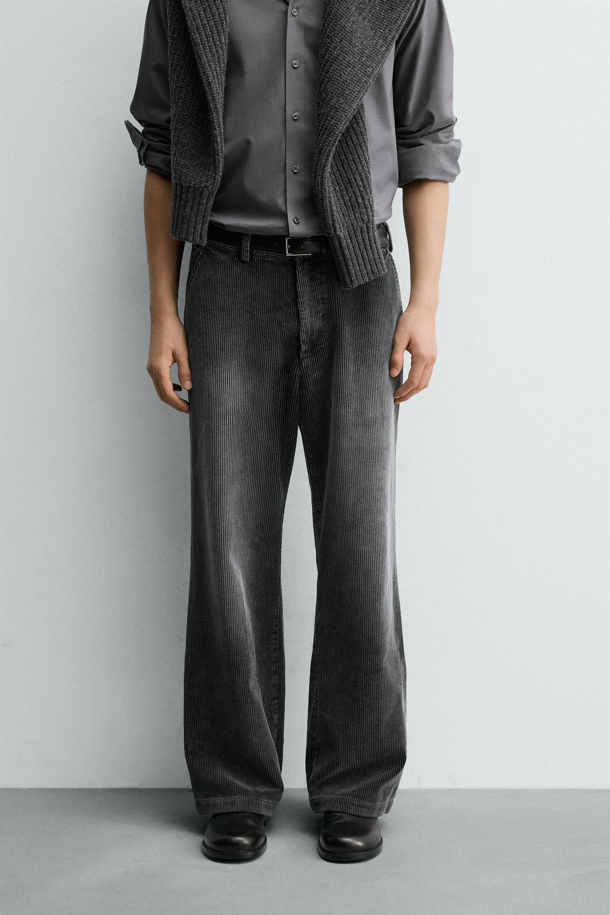 RELAXED FIT CORDUROY TROUSERS - Image 2