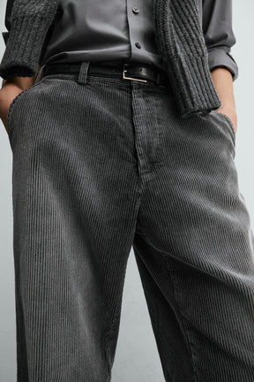 RELAXED FIT CORDUROY TROUSERS - Image 5