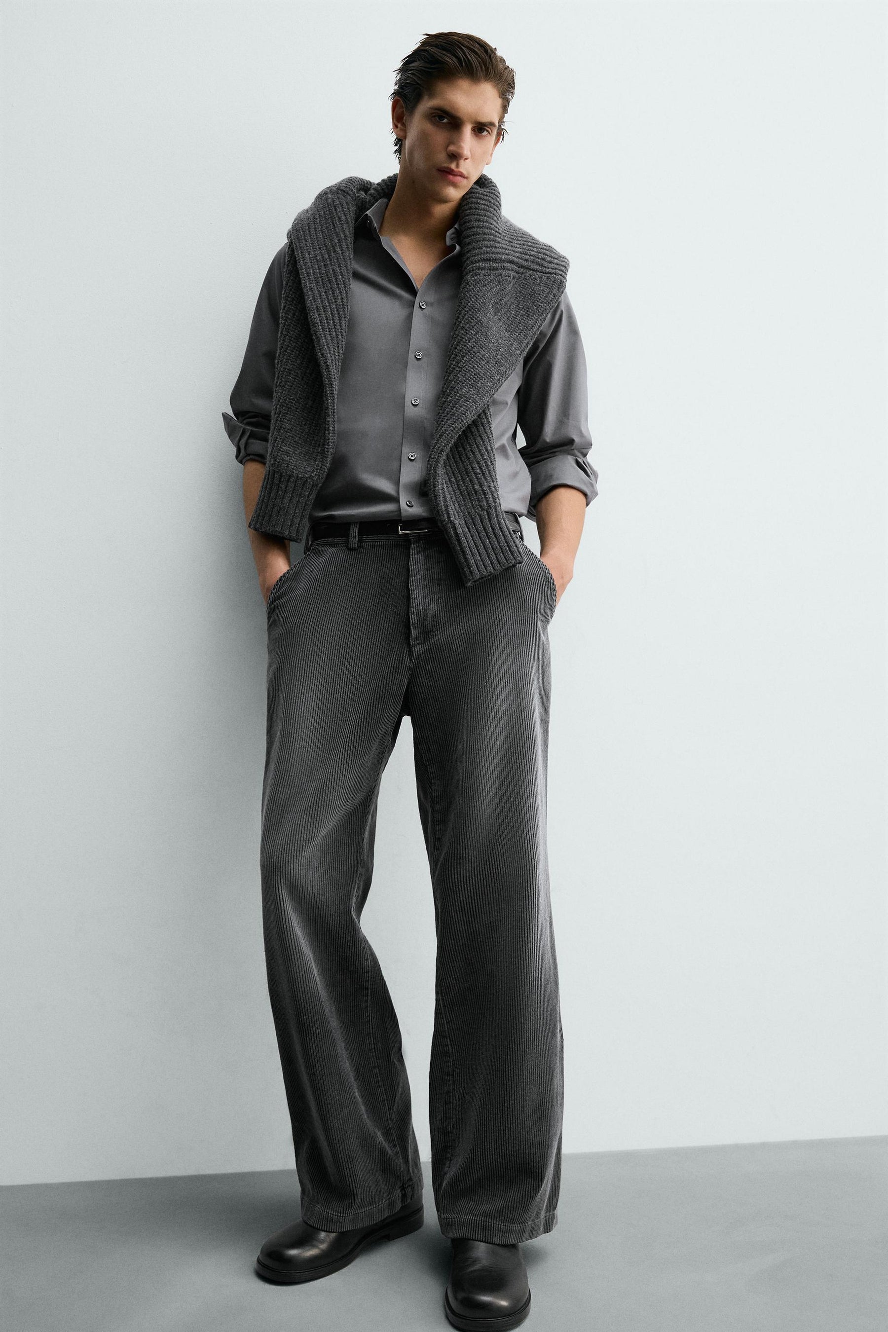 RELAXED FIT CORDUROY TROUSERS - Image 6