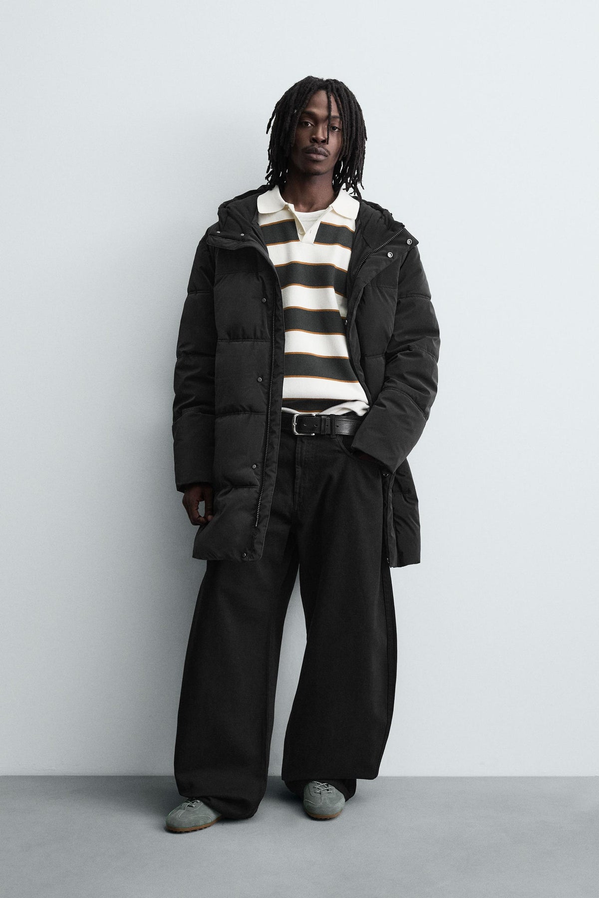 LONG PUFFER JACKET - Image 1