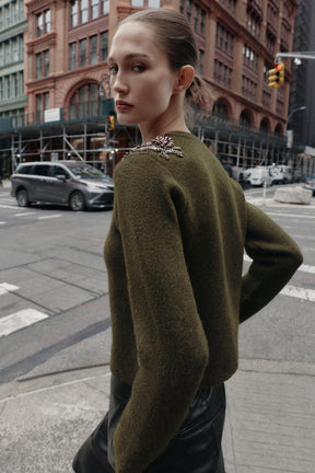 CARDIGAN WITH BEADS - Image 3