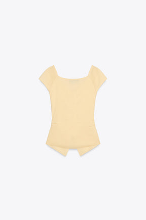 GATHERED KNIT TOP - Image 4