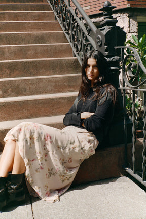 BLURRED PRINT KNIT JUMPER - Image 4