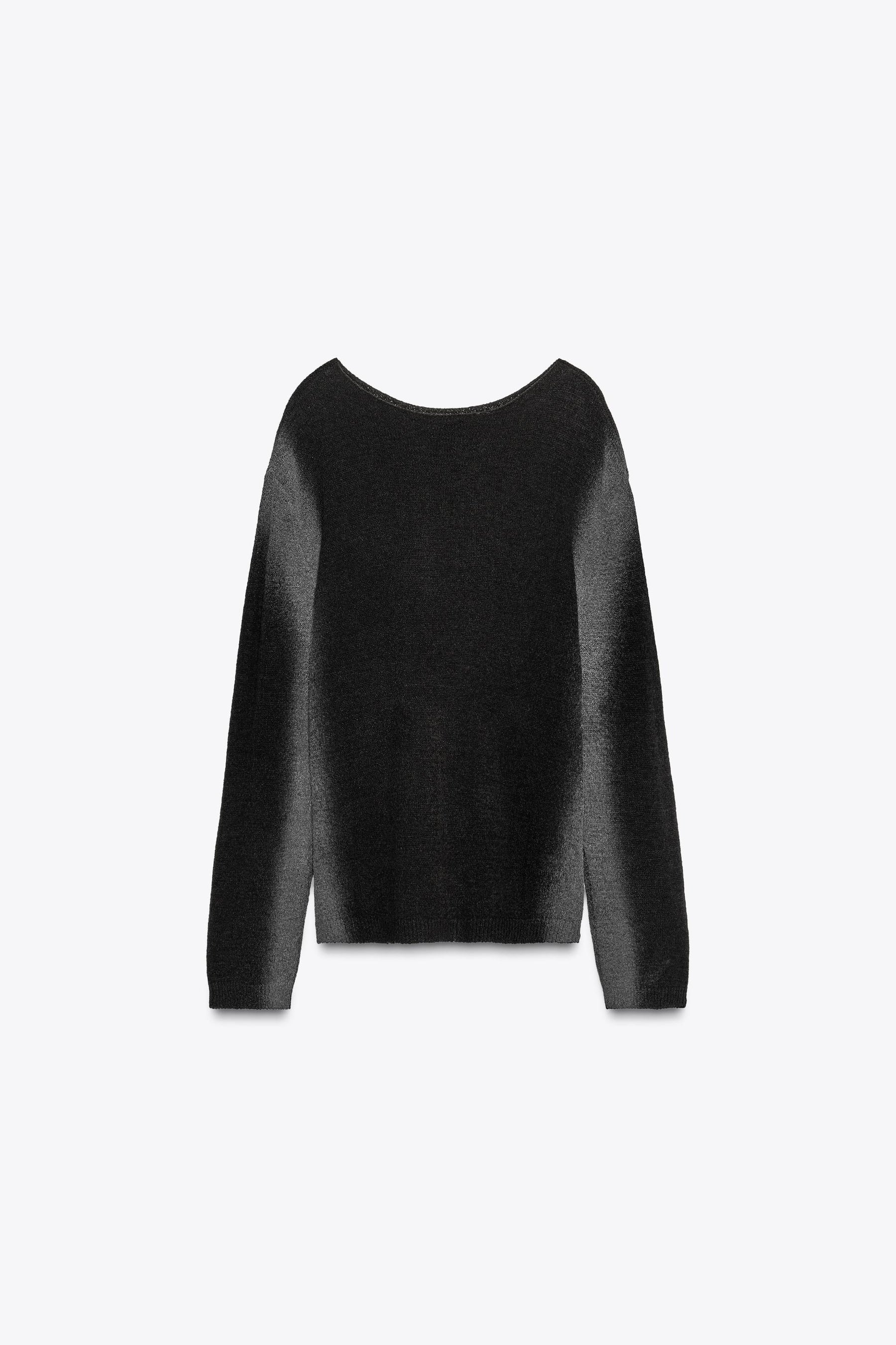 BLURRED PRINT KNIT JUMPER - Image 5
