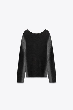BLURRED PRINT KNIT JUMPER - Image 5
