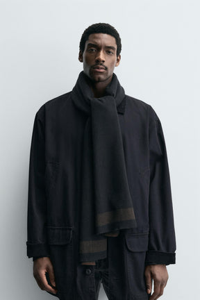 CONTRAST FINISH SCARF - Image 1