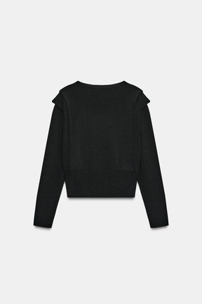 KNIT JUMPER WITH PADS