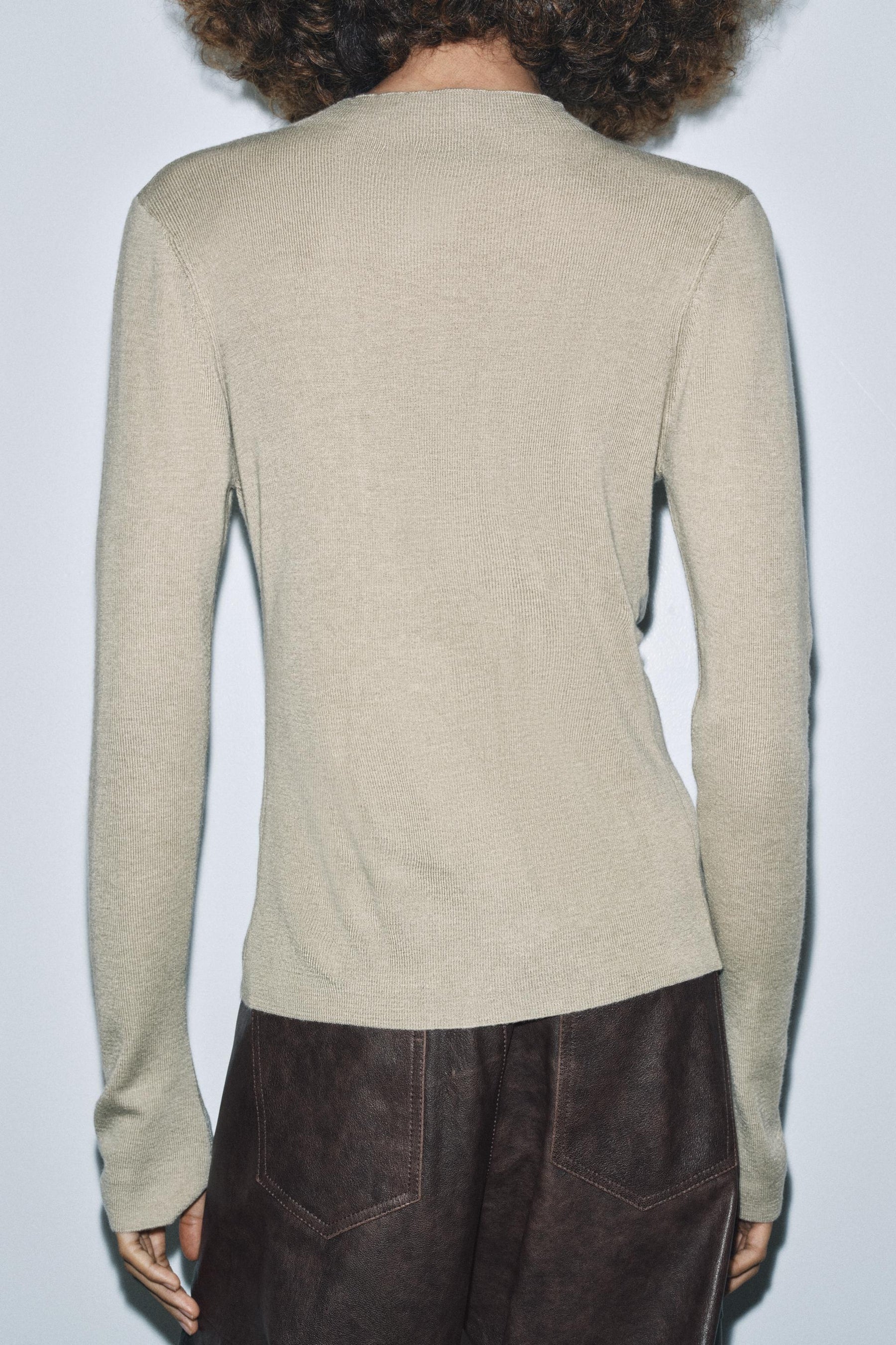 DRAPED KNIT CARDIGAN - Image 3