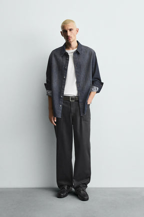 RELAXED FIT JEANS WITH POCKETS - Image 1
