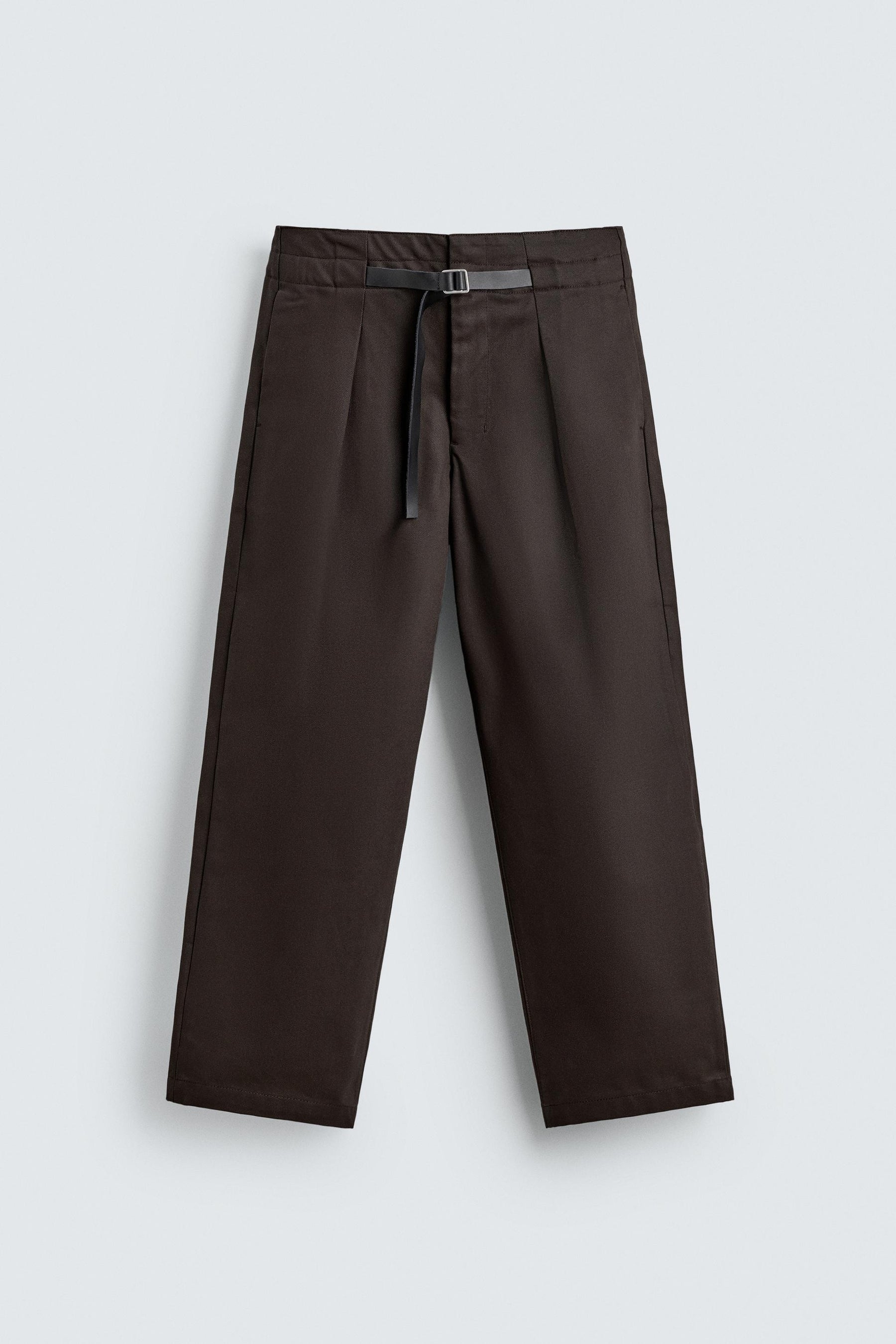 PLEATED TROUSERS WITH BELT - Image 7