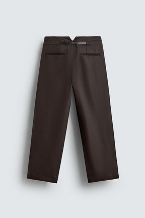 PLEATED TROUSERS WITH BELT - Image 8