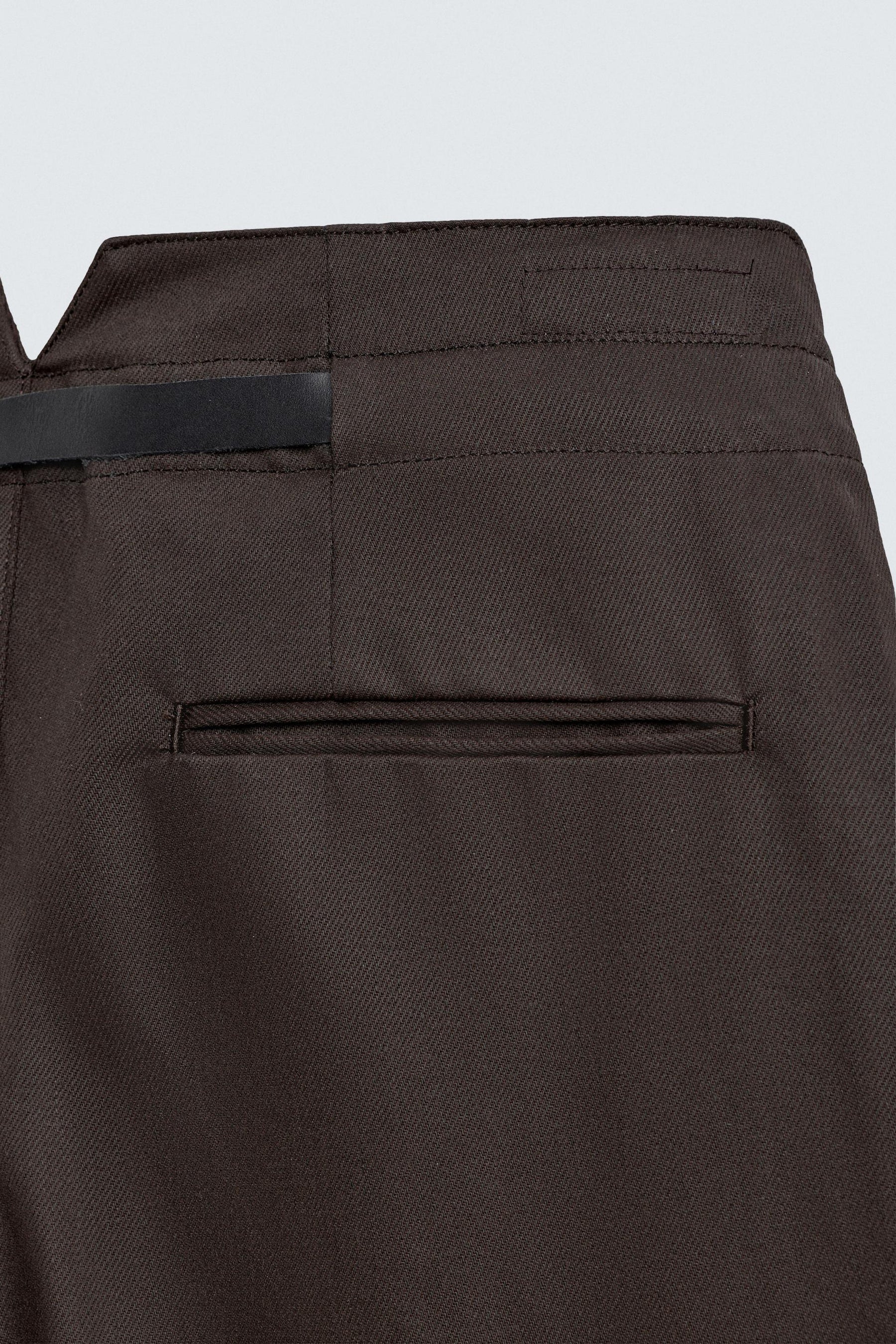 PLEATED TROUSERS WITH BELT - Image 10
