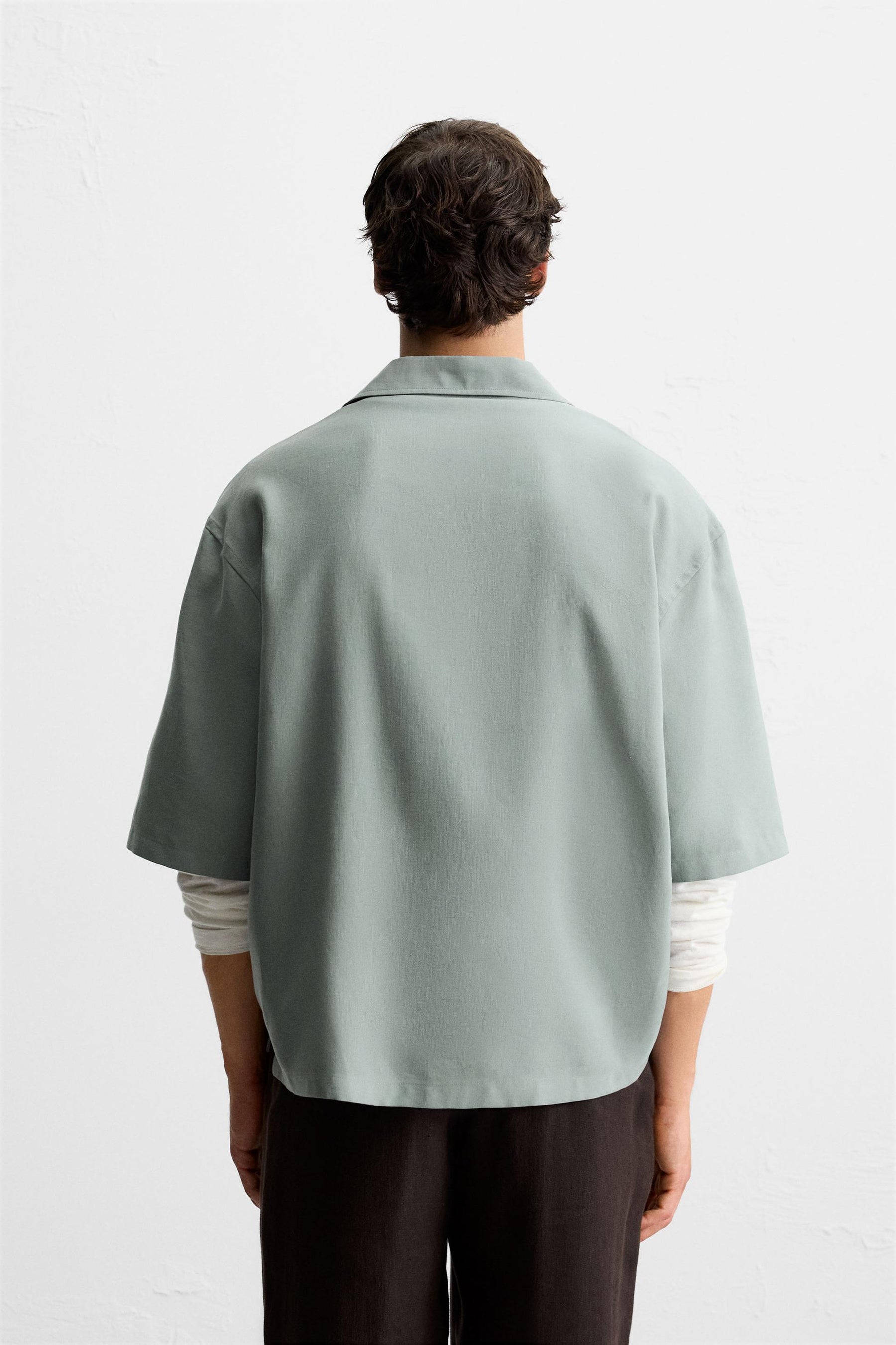 RELAXED FIT FLOWING SHIRT - Image 3