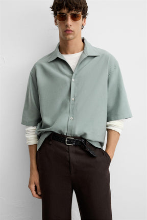 RELAXED FIT FLOWING SHIRT - Image 5