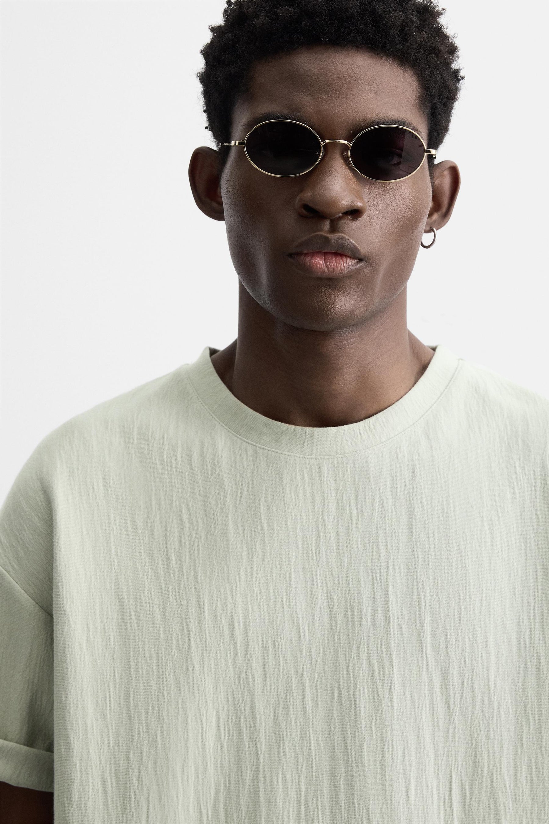 TEXTURED RELAXED FIT T-SHIRT - Image 5