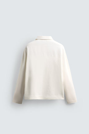 BOXY FIT TEXTURED POLO SHIRT - Image 8