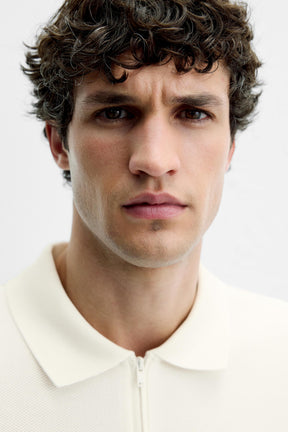 QUARTER-ZIP POLO SHIRT - Image 6