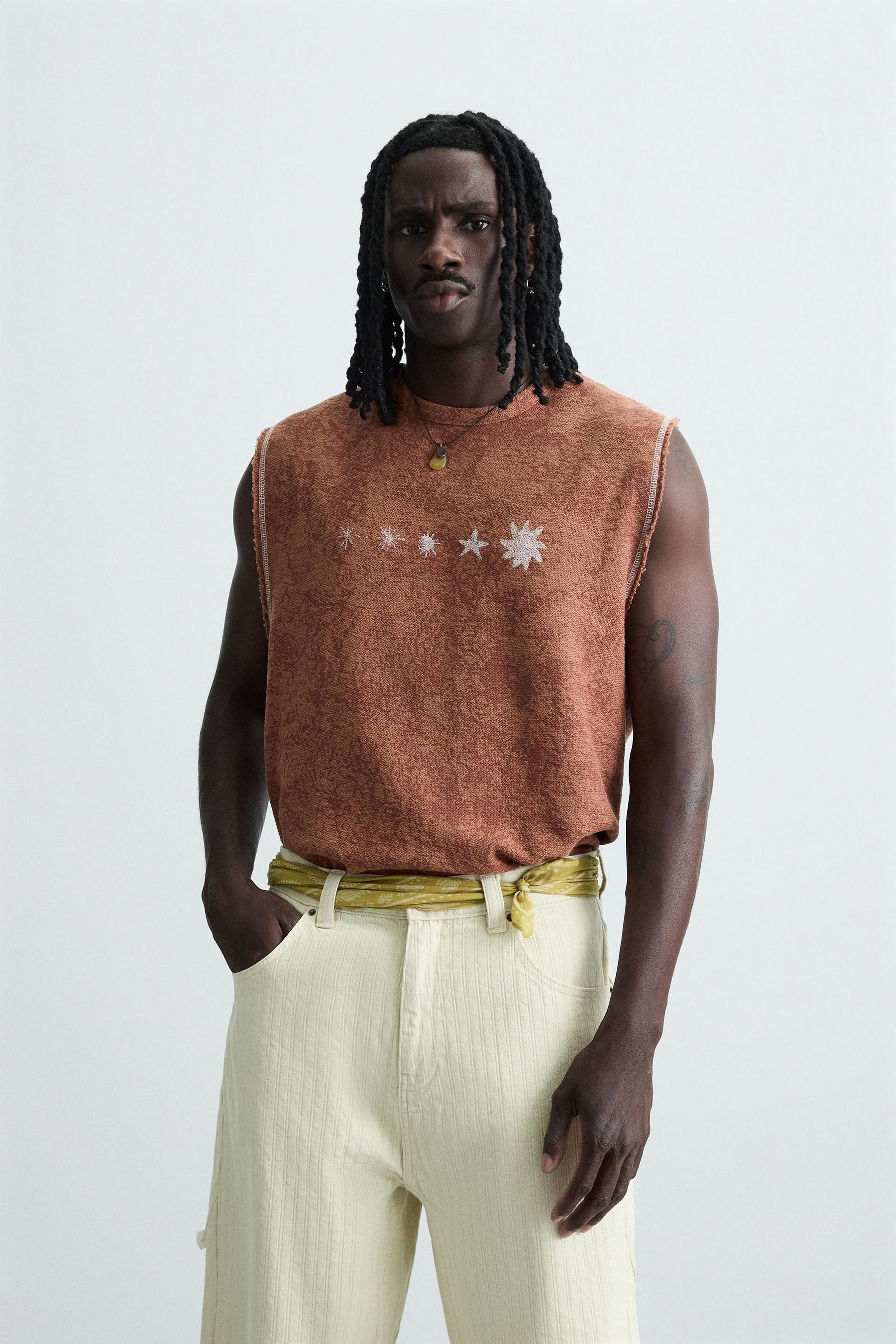 WASHED KNIT TANK TOP - Image 2