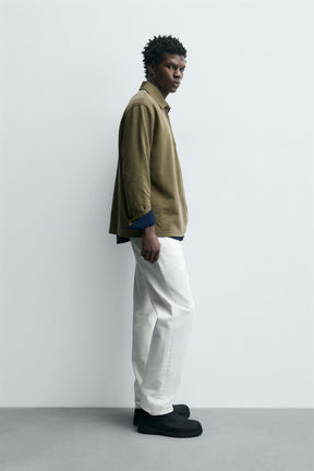 WASHED PIQUÉ TEXTURED POLO SHIRT - Image 4