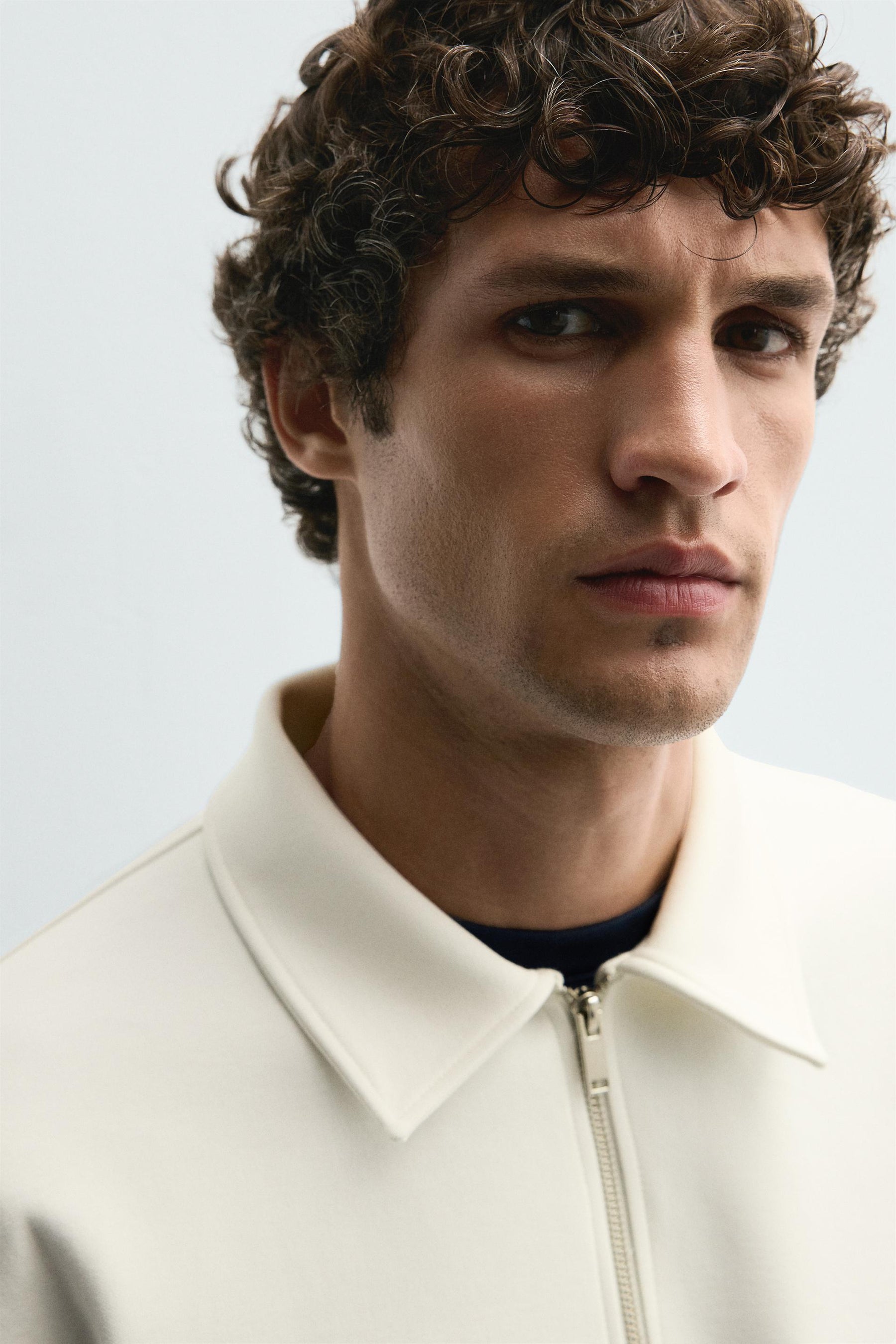 INTERLOCK POLO SWEATSHIRT WITH ZIP - Image 5