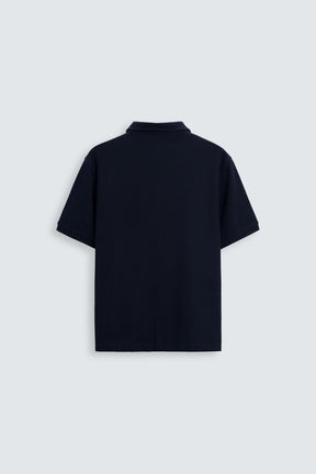 BASIC TEXTURED POLO SHIRT - Image 6