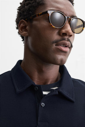 BASIC TEXTURED POLO SHIRT - Image 5