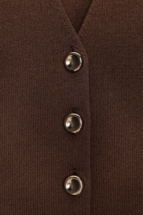 PLAIN KNIT WAISTCOAT - Image 2