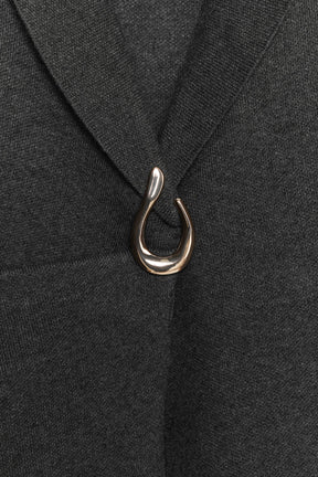 BROOCH KNIT BLAZER - Image 6