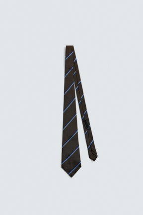 100% SILK STRIPED TIE - Image 2