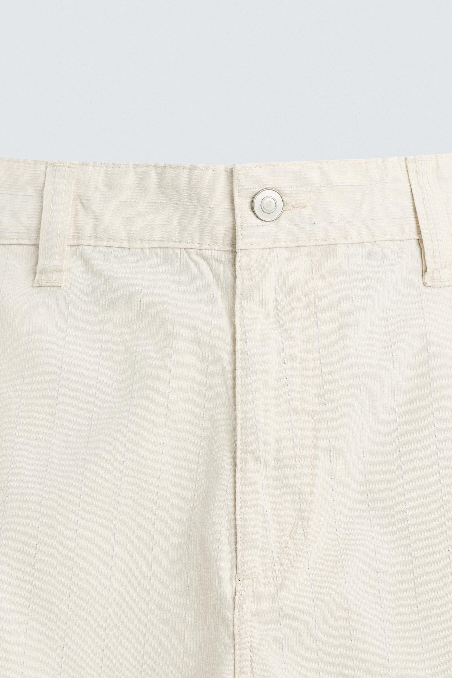 STRIPED REGULAR FIT BERMUDA SHORTS - Image 8