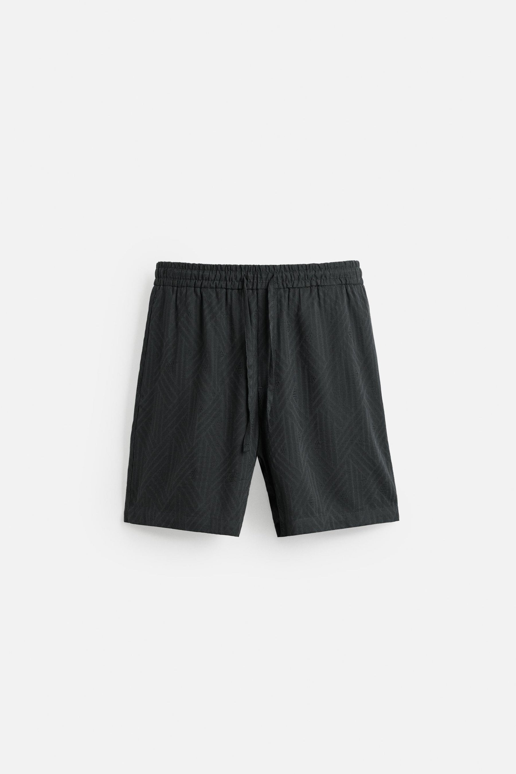 GEOMETRIC JACQUARD BERMUDA SHORTS - Image 7