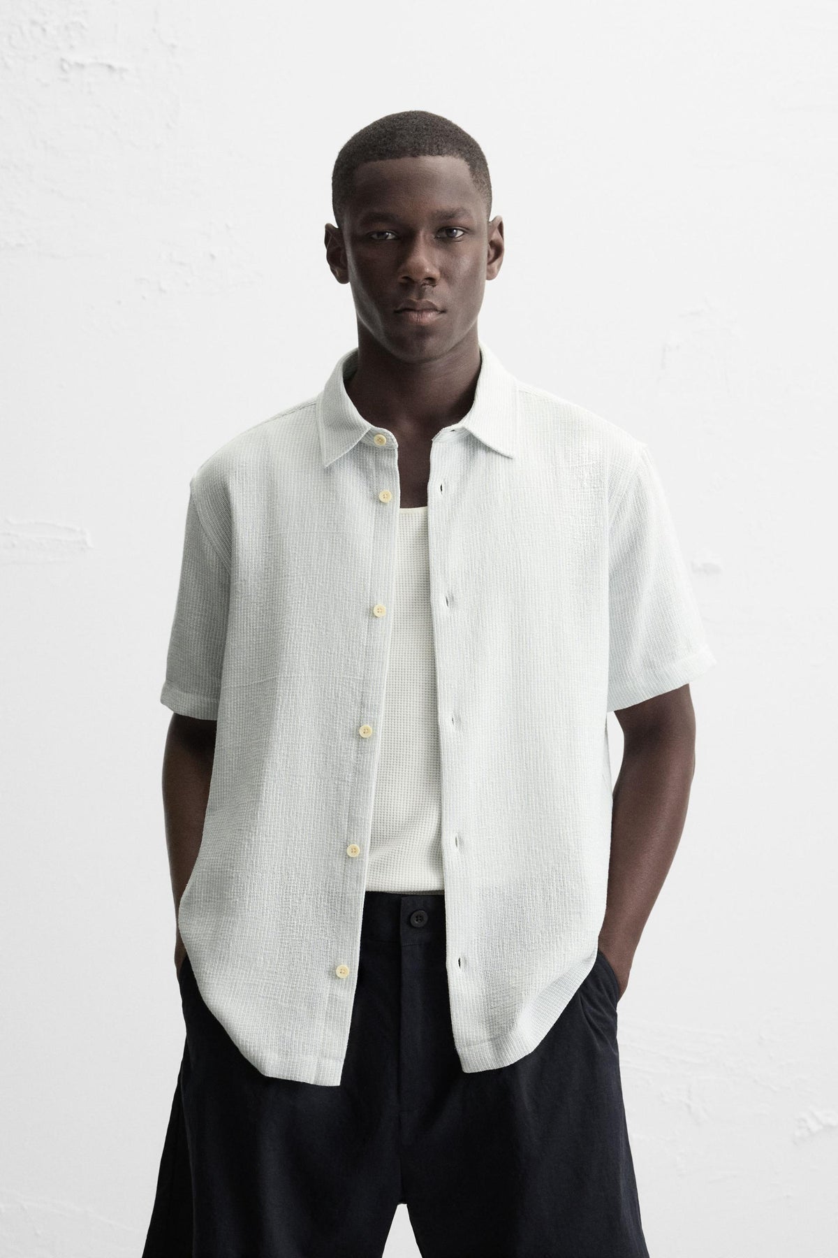 TEXTURED SHIRT - Image 2