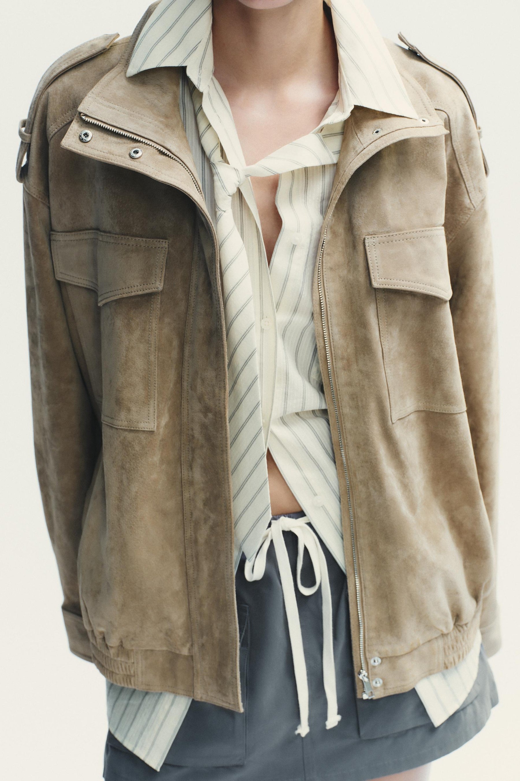 SUEDE LEATHER JACKET