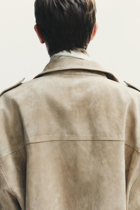 SUEDE LEATHER JACKET