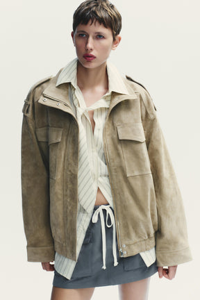 SUEDE LEATHER JACKET