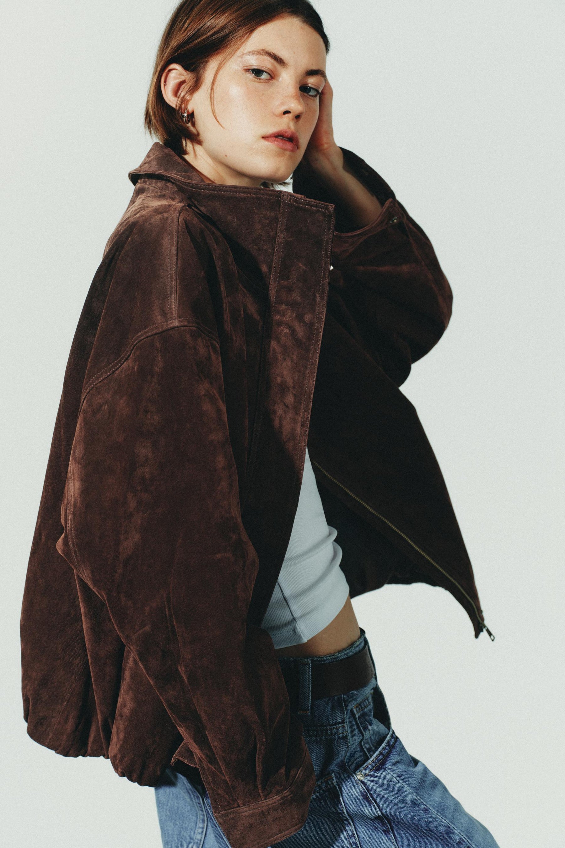 Suede Leather Jacket