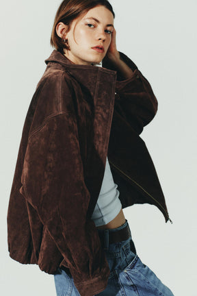 Suede Leather Jacket