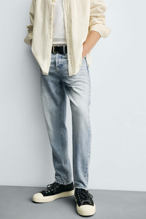 SLIM FIT CROPPED JEANS - Image 5