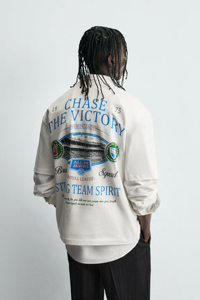 CONTRAST PRINT T-SHIRT - Image 3