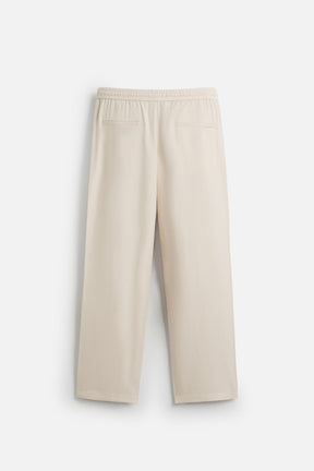 RELAXED FIT LYOCELL TROUSERS - Image 8