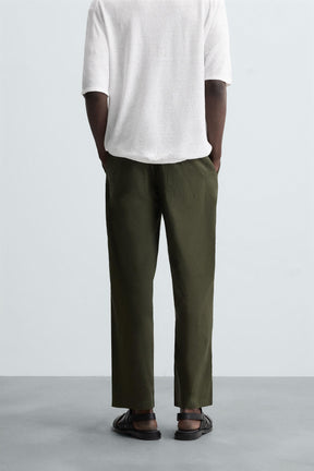 LIGHTWEIGHT RELAXED FIT TROUSERS - Image 3