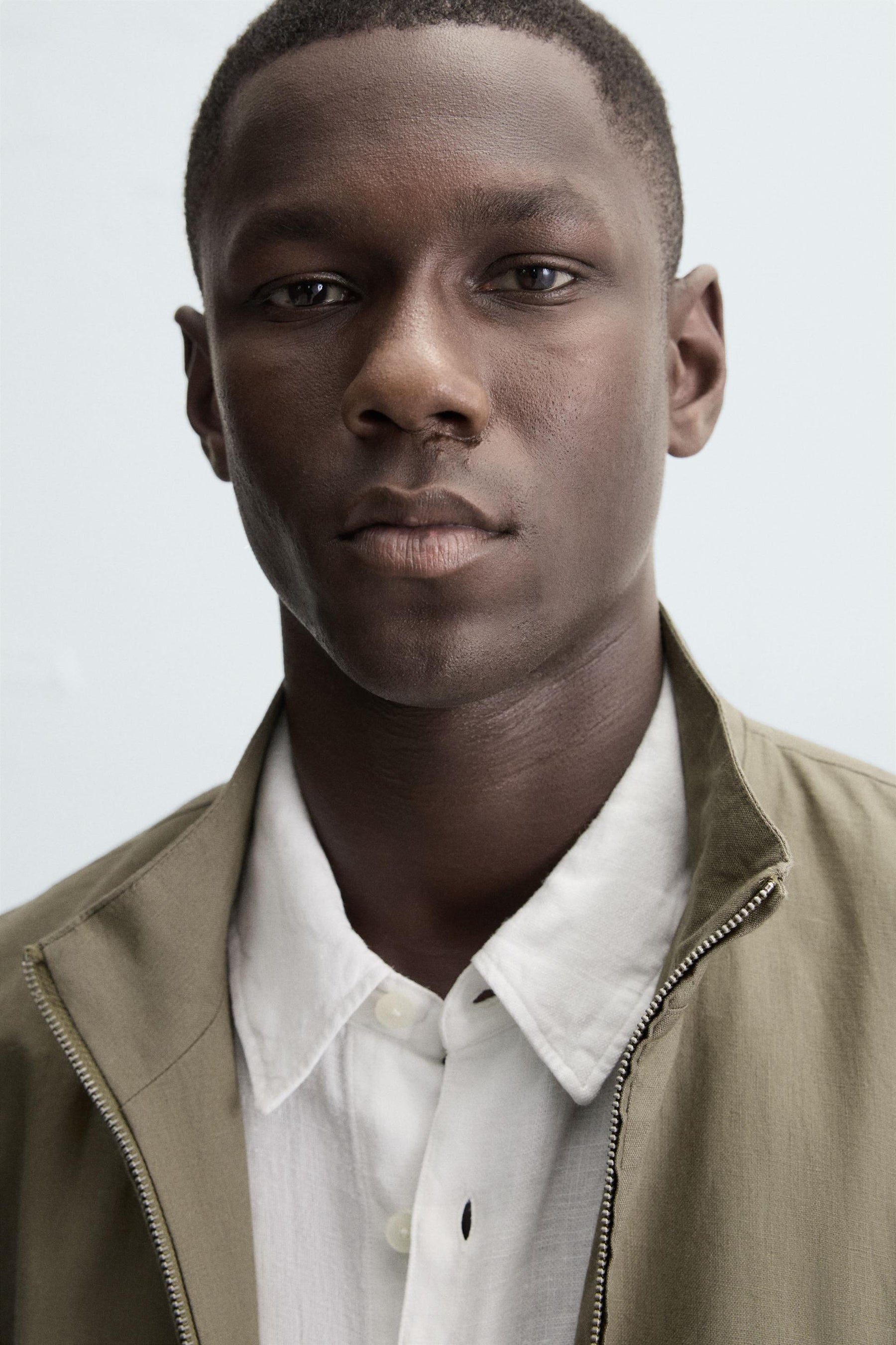 100% LINEN BOMBER JACKET - Image 5