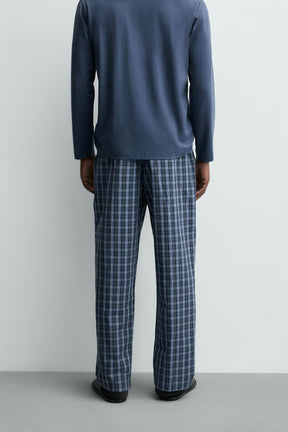 CHECKED COMBINED PYJAMA SET - Image 5