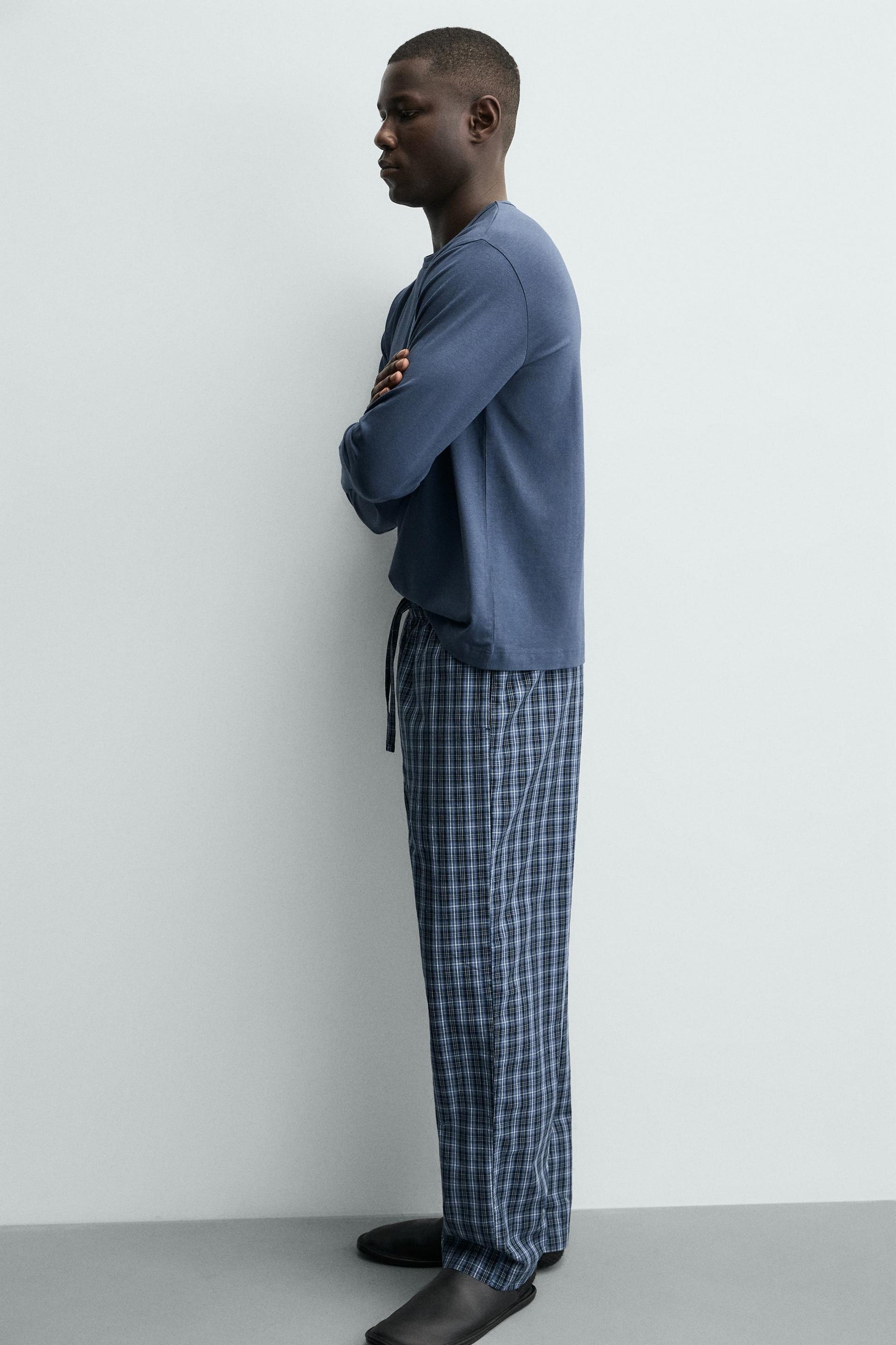 CHECKED COMBINED PYJAMA SET - Image 6