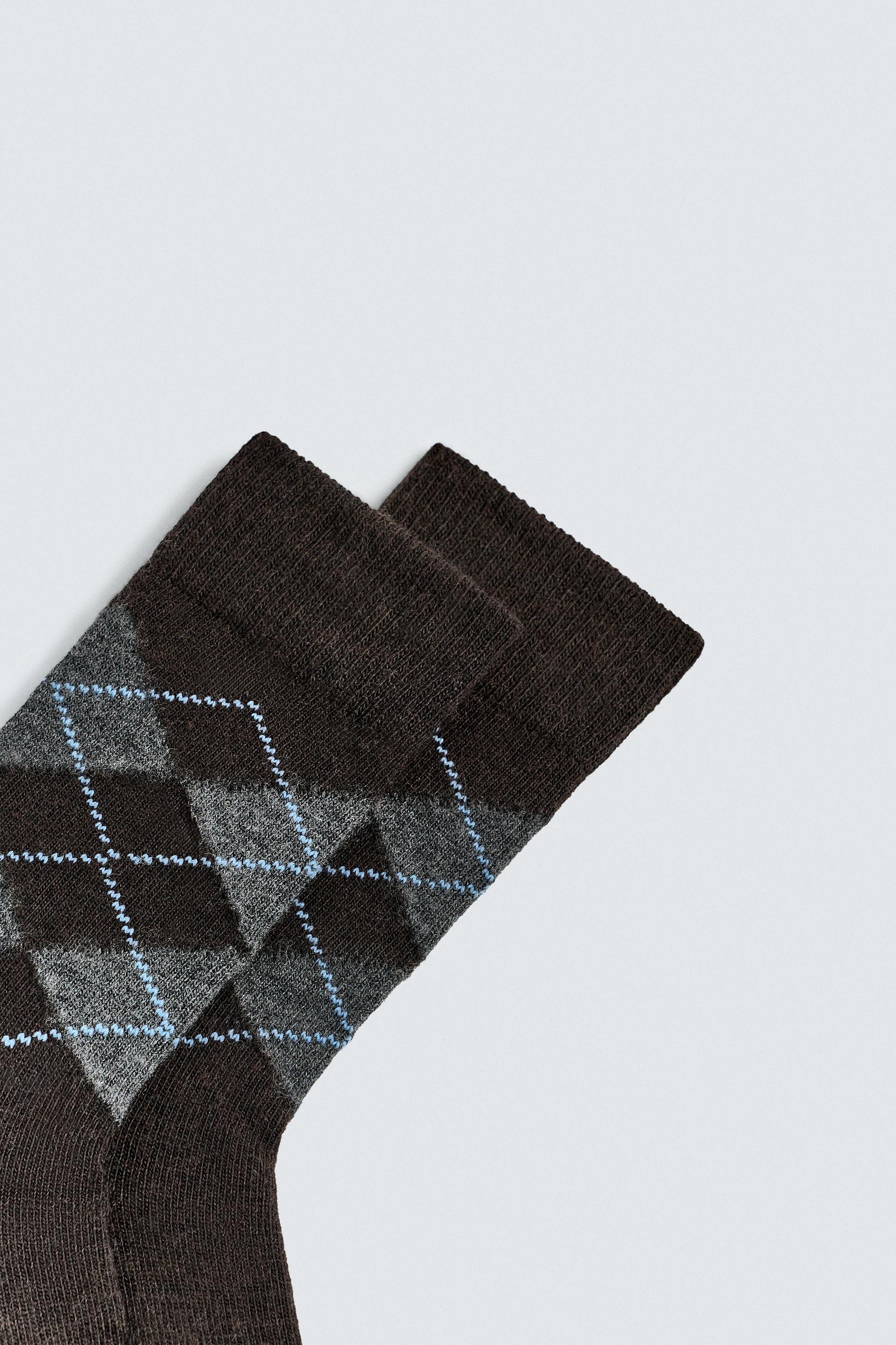 ARGYLE WOOL SOCKS - Image 3